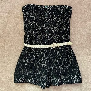 Strapless Romper